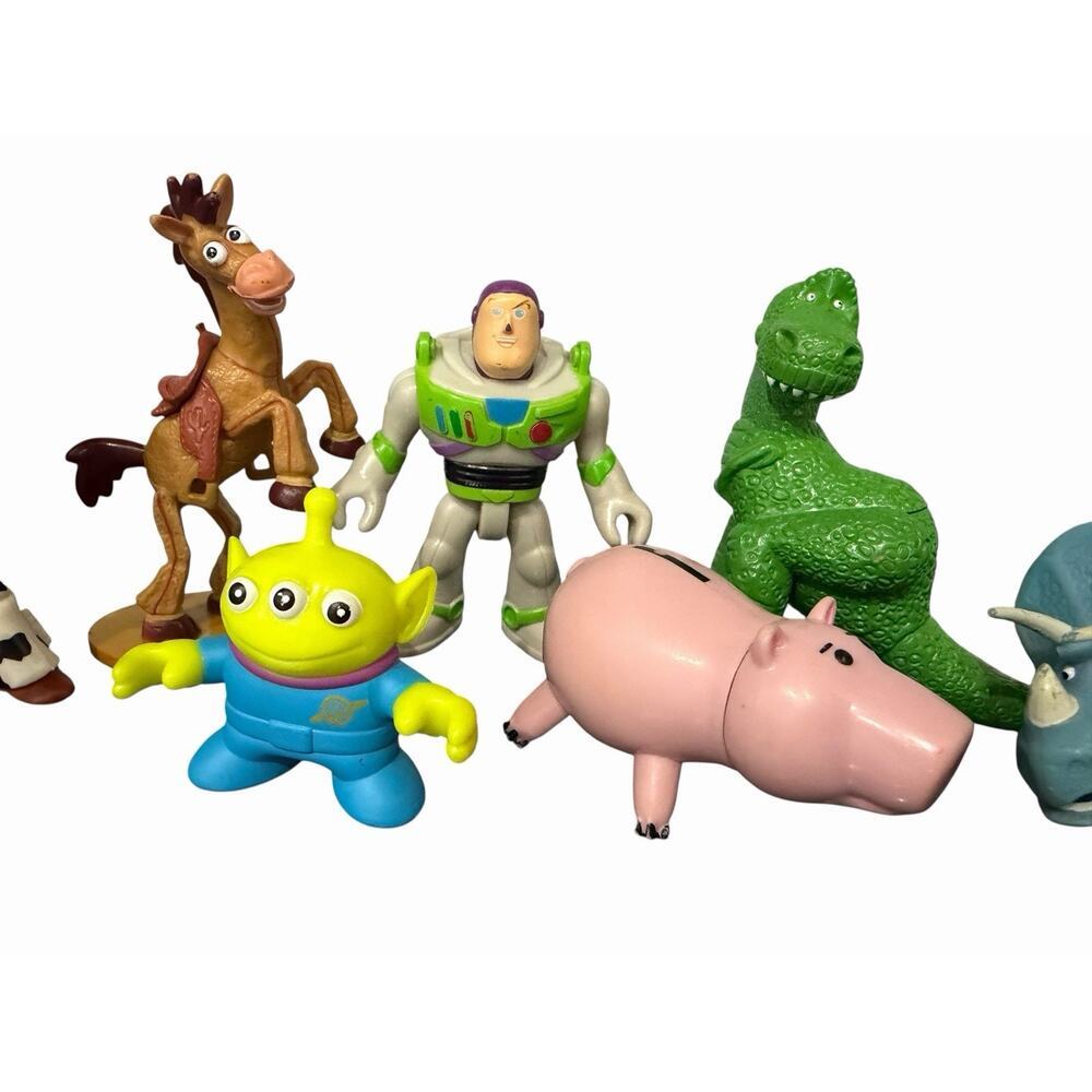 Disney Pixar Toy Story Mixed Mini Toy Figure Lot Of 9 - Picture 3 of 13